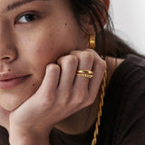 Radial Double Layer Ring