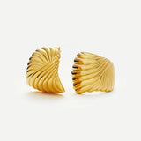 Ripple Stud Earrings