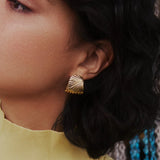 Ripple Stud Earrings
